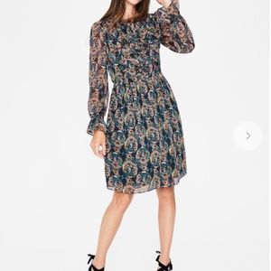 NWT Boden Amalie Dress - navy floral